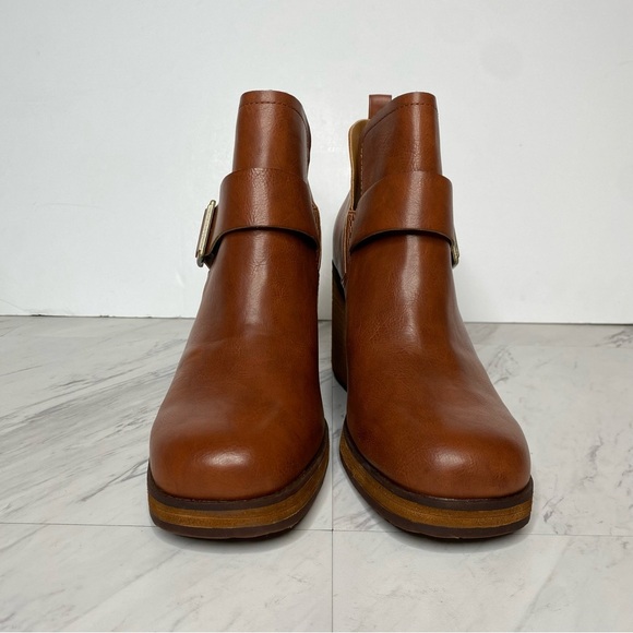 New! Korks Kork Ease Kari Faux Leather Heeled Bootie 11M - Picture 2 of 14